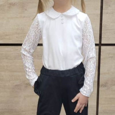 Блузка школьная Ажур В111Д