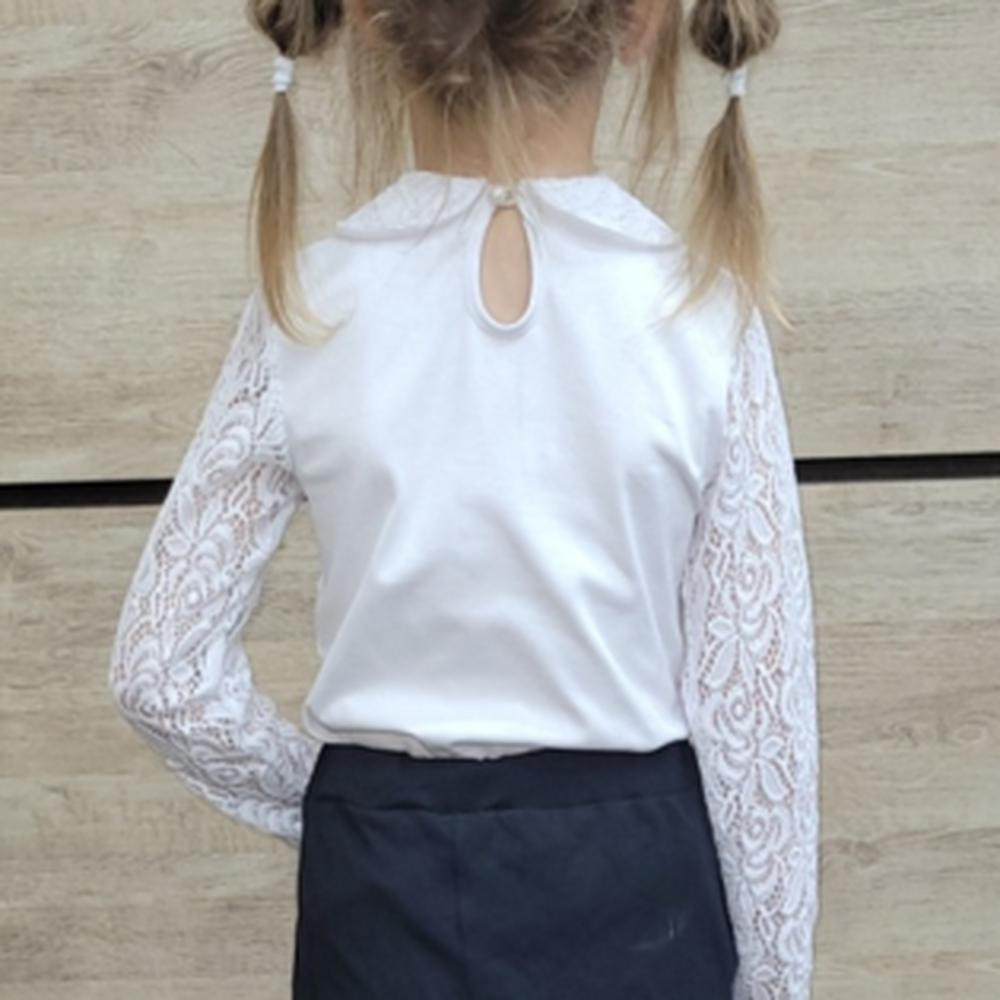 Блузка школьная Ажур В111Д