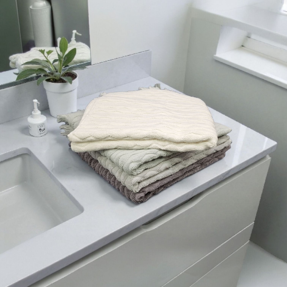 5403 Полотенце махровое 70х135 жаккард пл 550 Домик