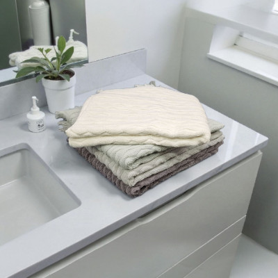 5403 Полотенце махровое 70х135 жаккард пл 550 Домик