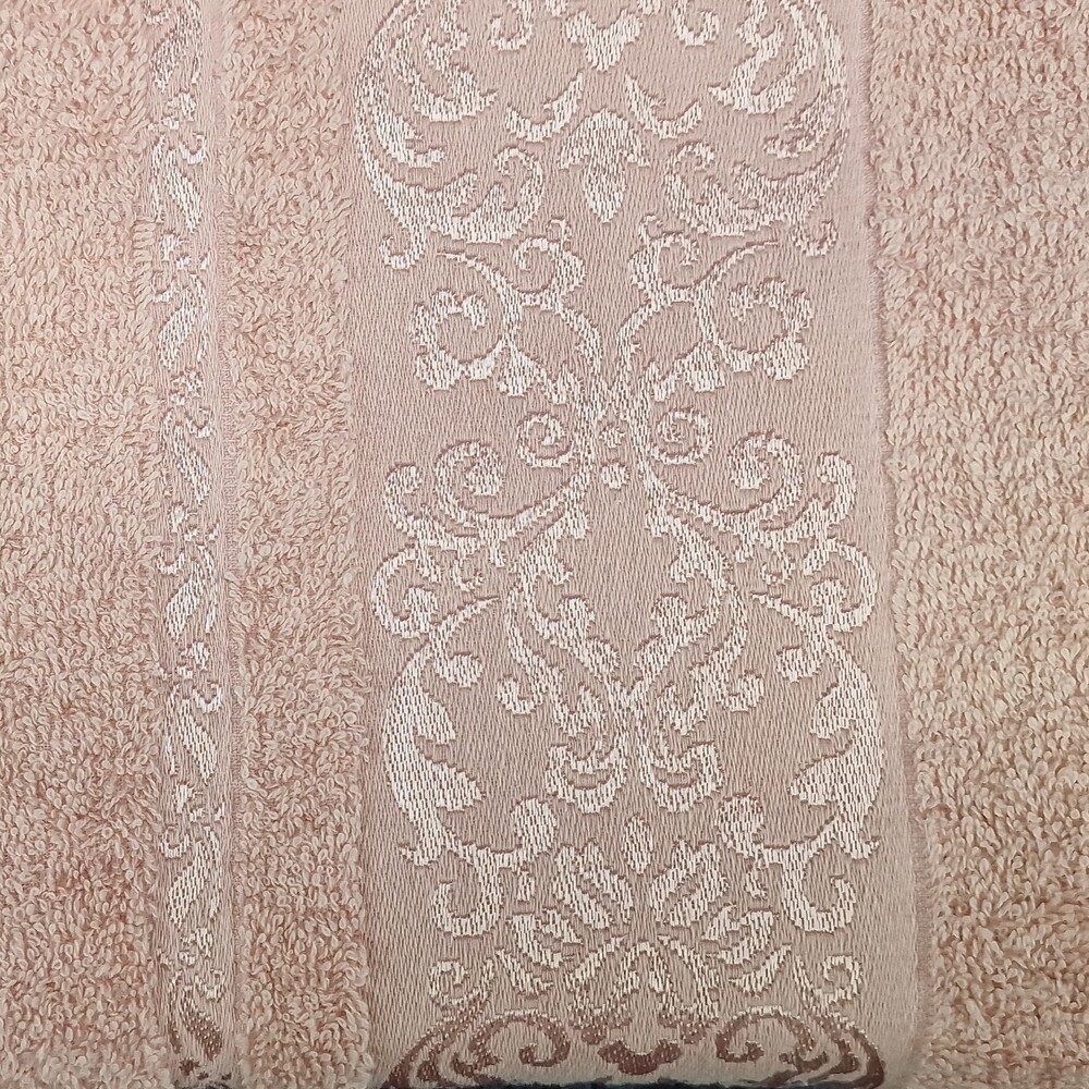 5409 Полотенце махровое 70х135 жаккард пл 420 Домик