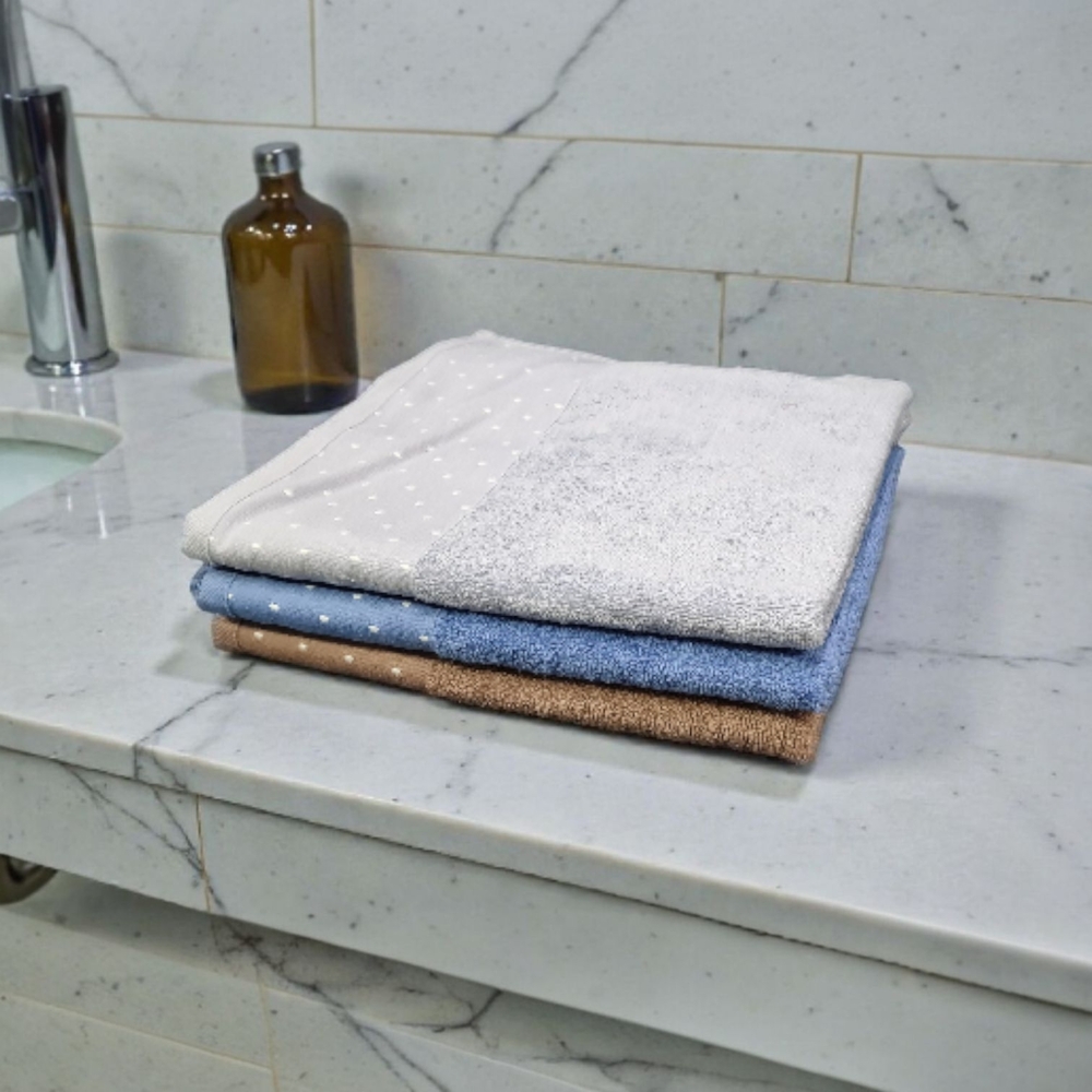 Полотенце махровое 70х130 Горошки Fine Line