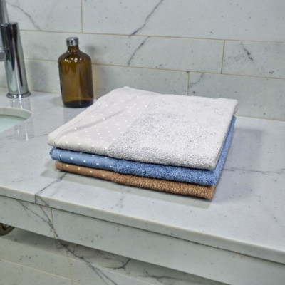 Полотенце махровое 70х130 Горошки Fine Line