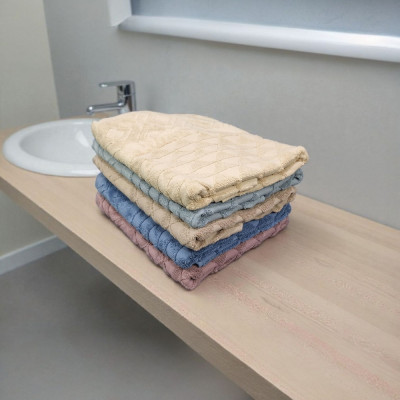 Полотенце махровое 70х140 Узбекистан Солидар