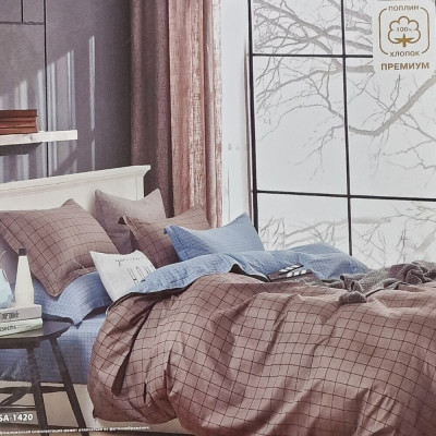 Простынь 200х220 поплин ПТ