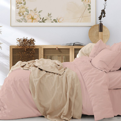 КПБ 1,5сп поплин однотонный Хлопковый рай